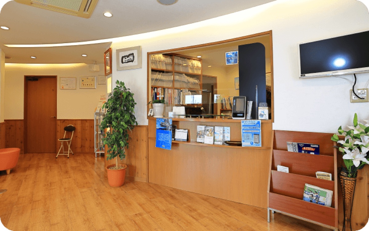 受付カウンター